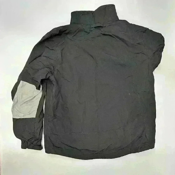 Nautica Men's Black Windbreaker Jacket - Size XL - Drawstring Cord Pockets - Picture 4 of 10